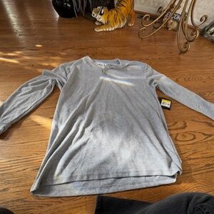 Galaxy by Harvic Men's Crew Neck Thermal Shirt Light Gray 3XL Long Sleeves